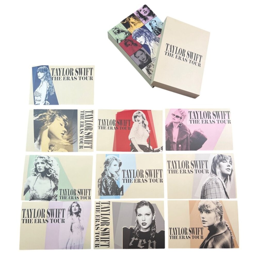 Taylor Swift The Eras Tour Collectible Postcard Set - 10‎ Cards